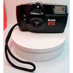 Kodak Star 535 35 MM Film Point & Shoot Camera Black Tested & Working